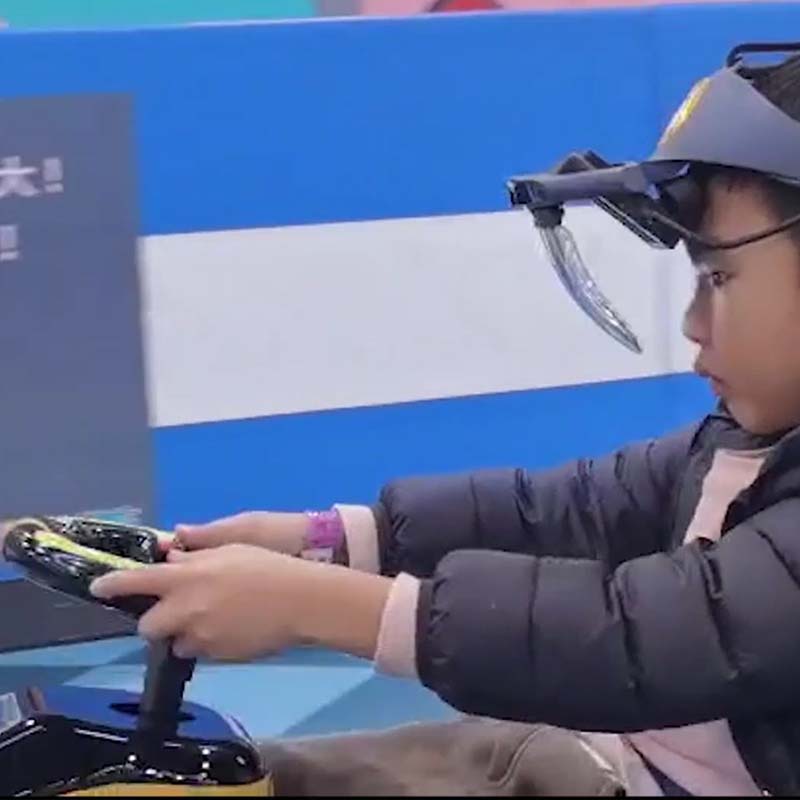 Mixed Reality Kid Racing Karts