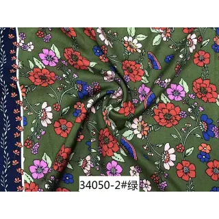 Rayon fabric floral printings 30*30