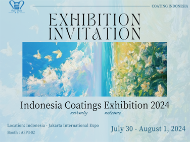 Join Us at the Indonesia Coatings Exhibition 2024: Your Gateway to Innovation and Collaboration