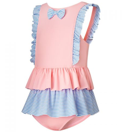 Girls' one piece swim skirt