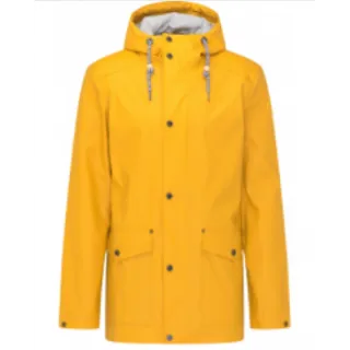 OEM/ODM women's yellow ​PU rain jacket