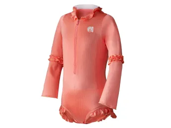 Miniatree Custom hot sale long sleeve girl swimwear one piece swimsuit quick dry high quality beach bathing suit