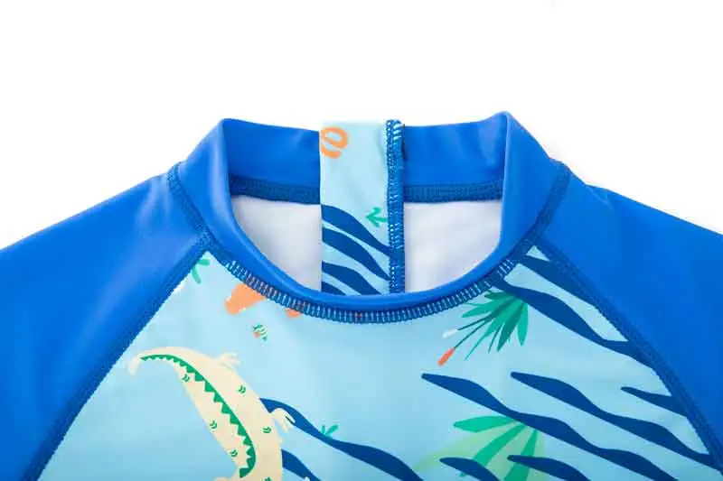 OEM/ODM/Custom/Wholesale Miniatree hot one piece kids high quality crocodile printed boy beach swimwear