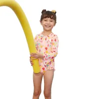 Miniatree Custom vendita calda manica lunga ragazza costume da bagno costume intero costume da bagno da spiaggia di alta qualità ad asciugatura rapida