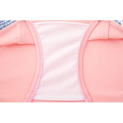 Miniatree Custom straps and bow one-piece Little girls beach bathing suit skin friendly beachwear swimwear