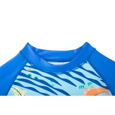 Miniatree kundenspezifische heiße zweiteilige Kinderbadebekleidungs-Designer-Badebekleidungs-Krokodildruckjungen-Strand-Badebekleidung