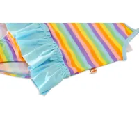 Miniatree Custom Süßes einteiliges Halfter für Kinder und Regenbogendruck für Strandbadeanzüge für kleine Mädchen