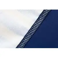 Miniatree Custom Fashion Stripe Hochwertiger zweiteiliger Kinder-Badeanzug Blauer Strand-Badeanzug für kleine Jungen