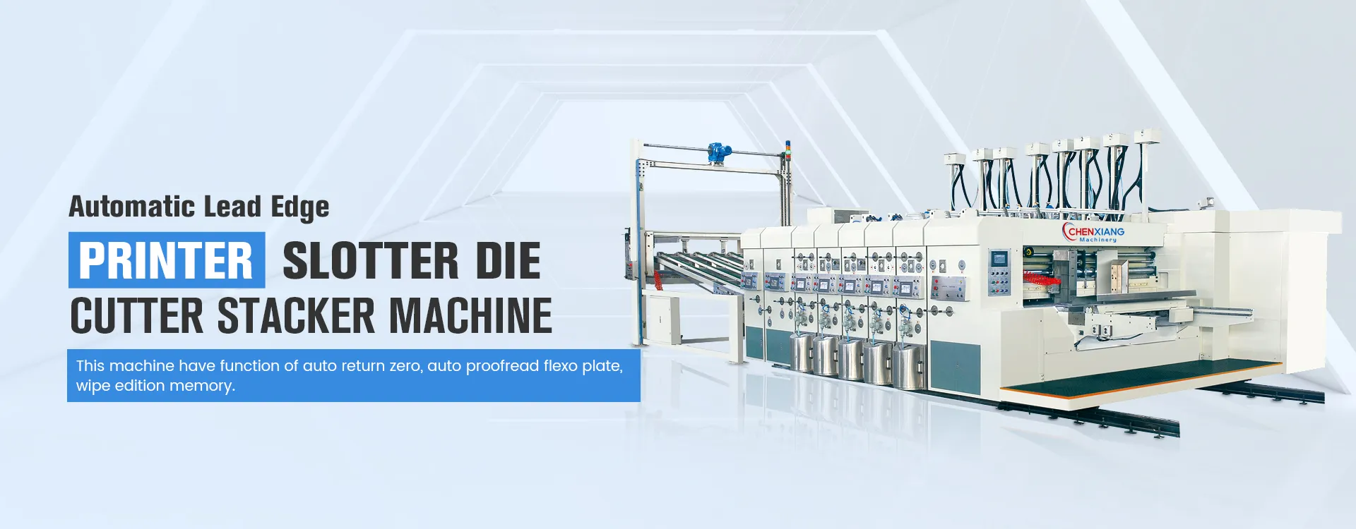 Borde de avance automático IMPRESORA SLOTTER DIECUTTER APILADORA MÁQUINA