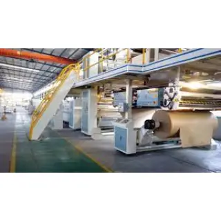 a single facer corrugated paper production line is usually composed of a roll paper support