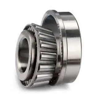 Tapered roller bearings use rolling elements that are shaped like frusto-cones and are constructed so that all conical surfaces converge at a common vertex on the bearing centerline to produce true rolling motion.