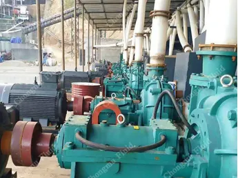 Slurry pump used in Southeast Asia beneficiation