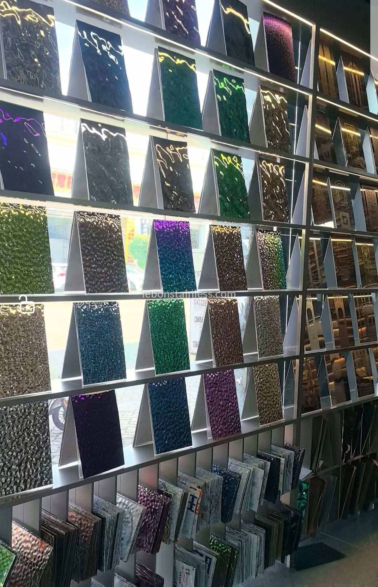 Stainless Steel NO.4 / Mirror Polishing & Aluminum Brushed Finish in Interior Design
