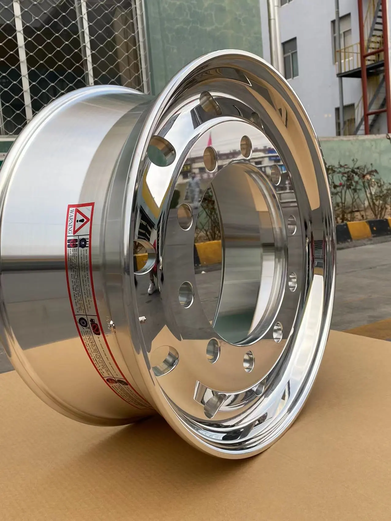 22.5*9.00 forged aluminum-magnesium alloy wheels for the front wheels