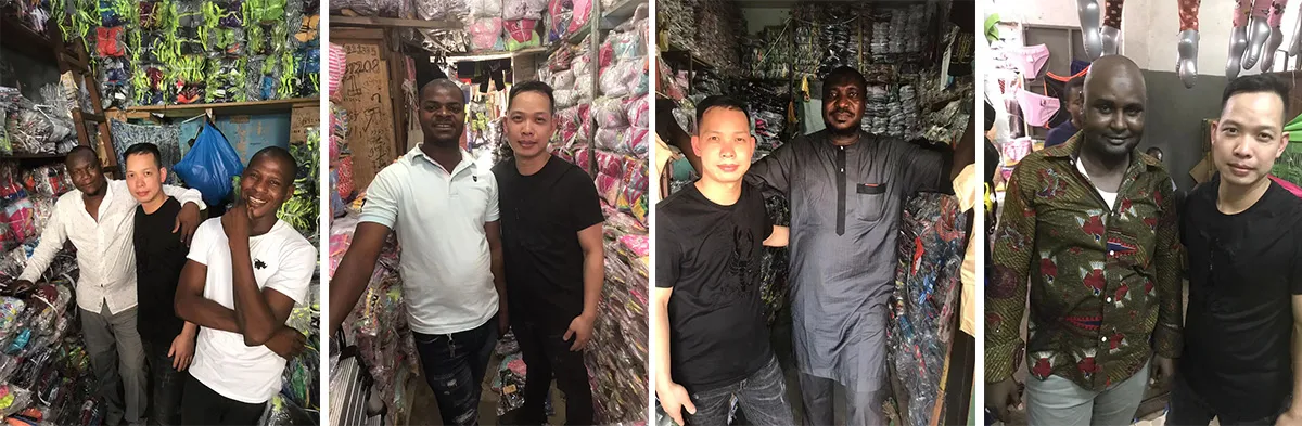 Boss visits African customers