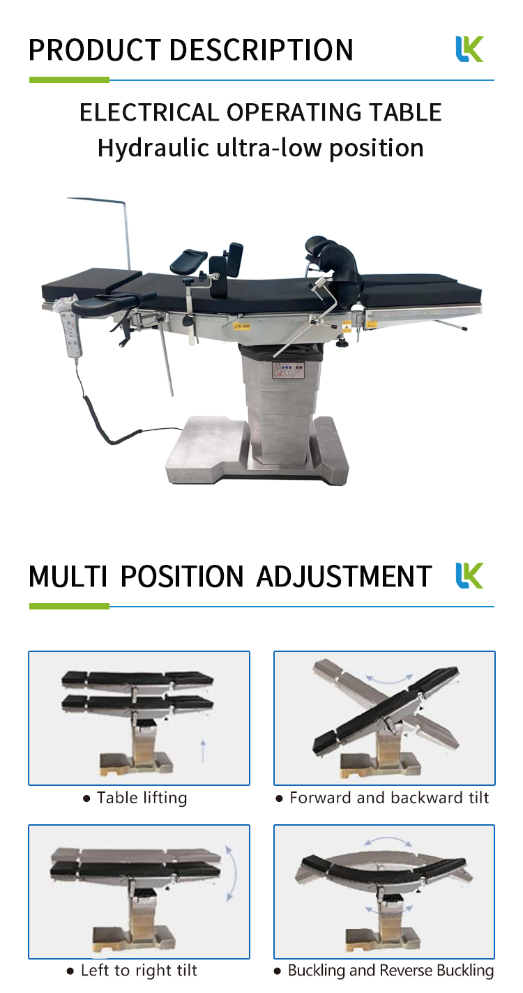 Ultra-Low Electric Hydraulic Operating Table
