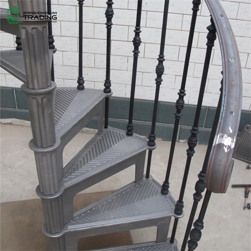 Proveedor de China de escaleras de caracol de hierro fundido