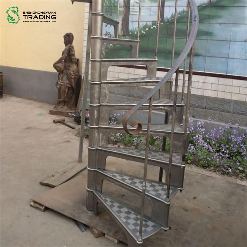 Easily Installed Cast Iron Spiral Staircase