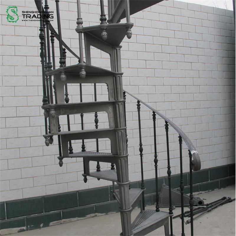 Proveedor de China de escaleras de caracol de hierro fundido