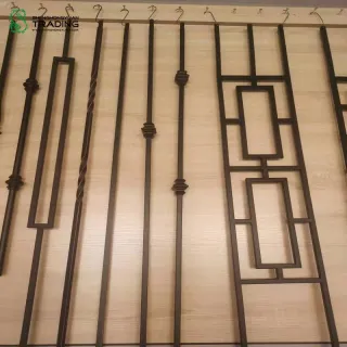 Wrought Iron Steel Components Balustrade Balusters