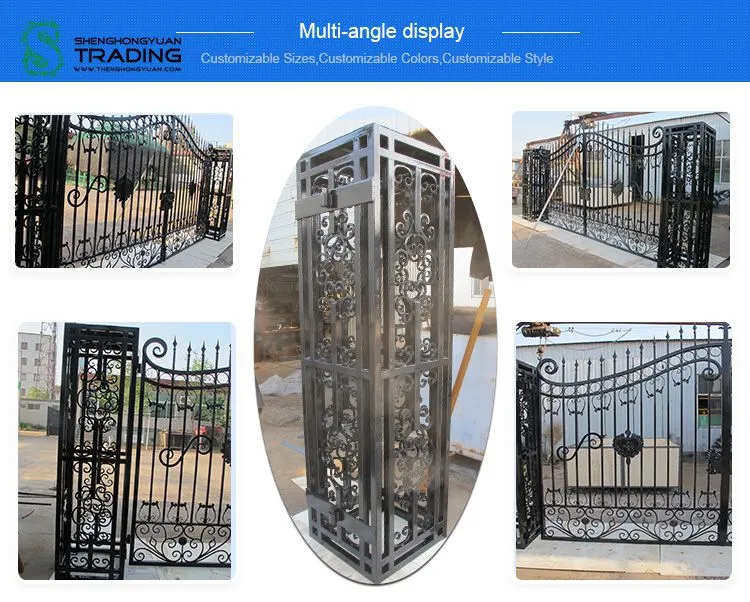 Wrought Iron Latest Main Driveway Gate Designs