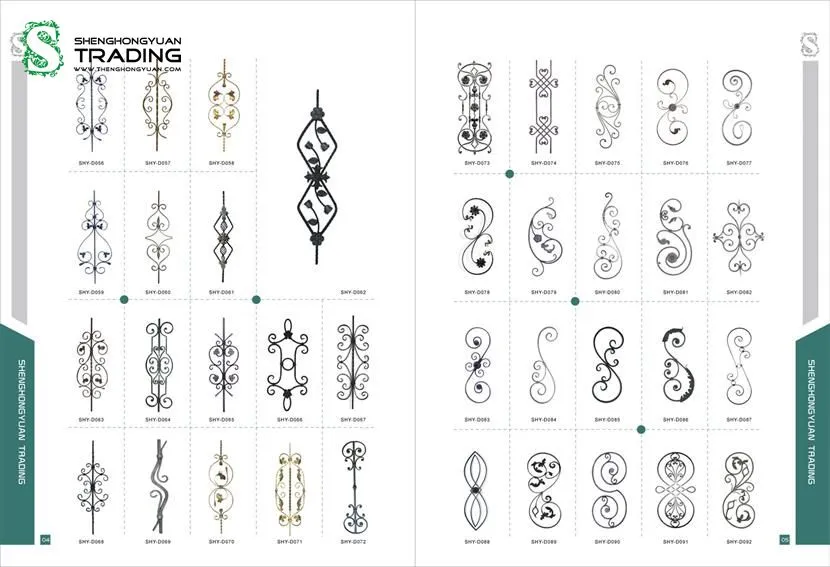 Decorative Wrought Iron Components