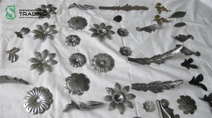 Decorative Metal Stamped Flowers