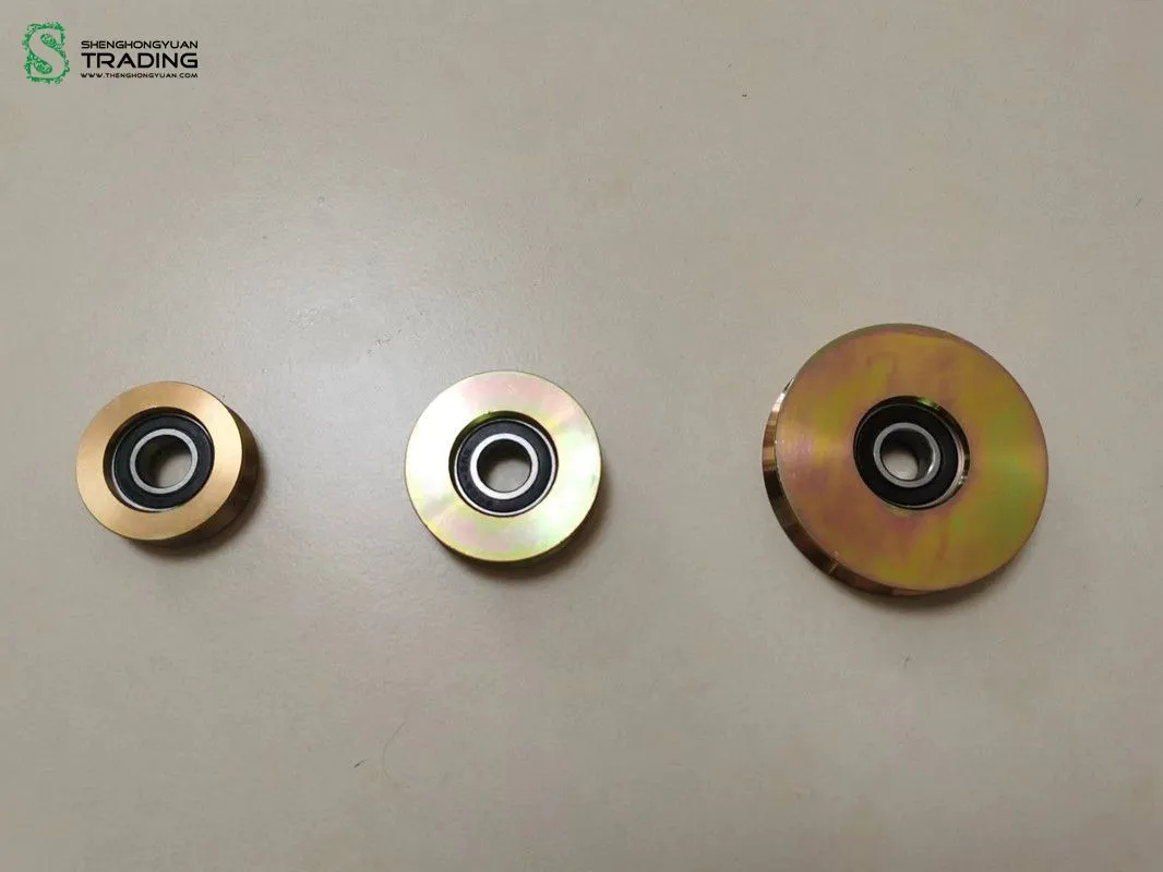 Galvanized Metal Steel Zinc Gate Screw Roller Wheel