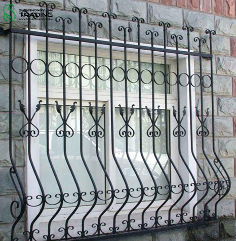 Wrought Iron Steel Aluminum Security Window Grills