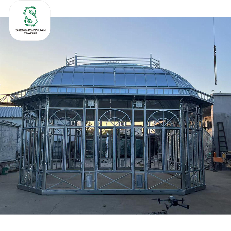 Discover the Octagonal Iron Gazebo: A Masterpiece of Rare Design and Artisan Craftsmanship