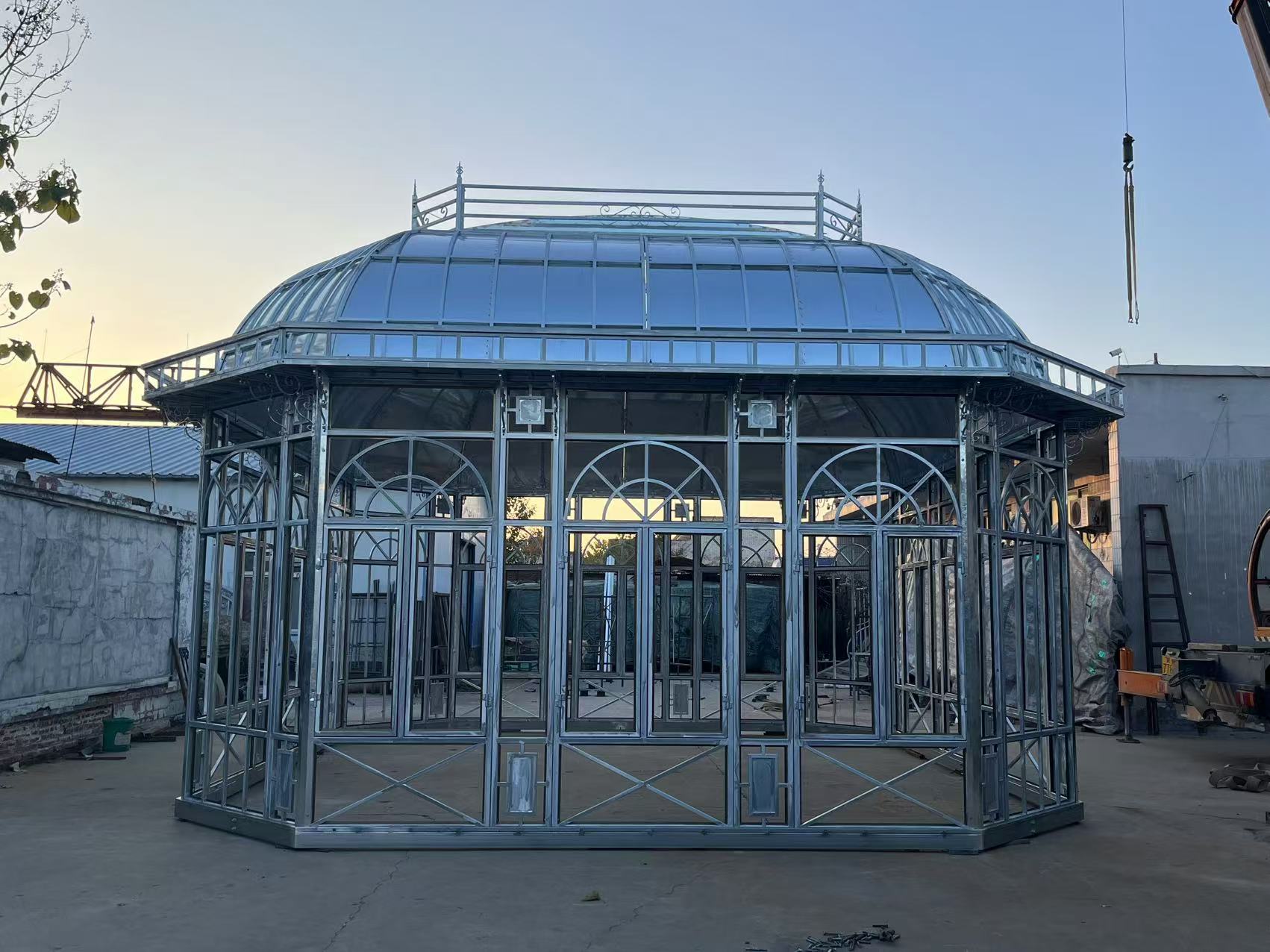 Discover the Octagonal Iron Gazebo: A Masterpiece of Rare Design and Artisan Craftsmanship