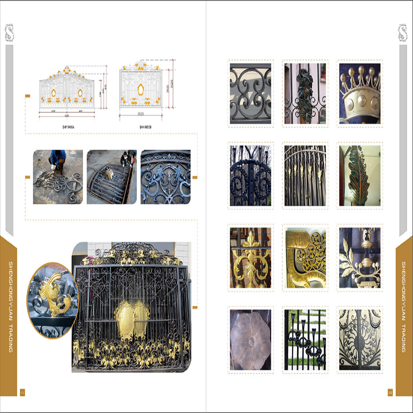 Wrought Iron Steel Fence