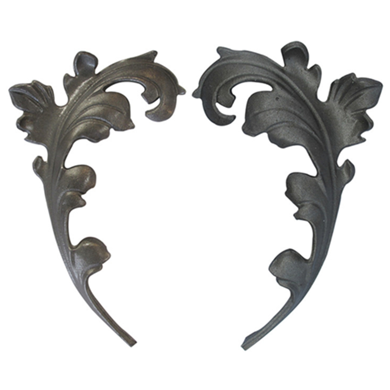 Decorative Wrought Iron Flowers and Leaves