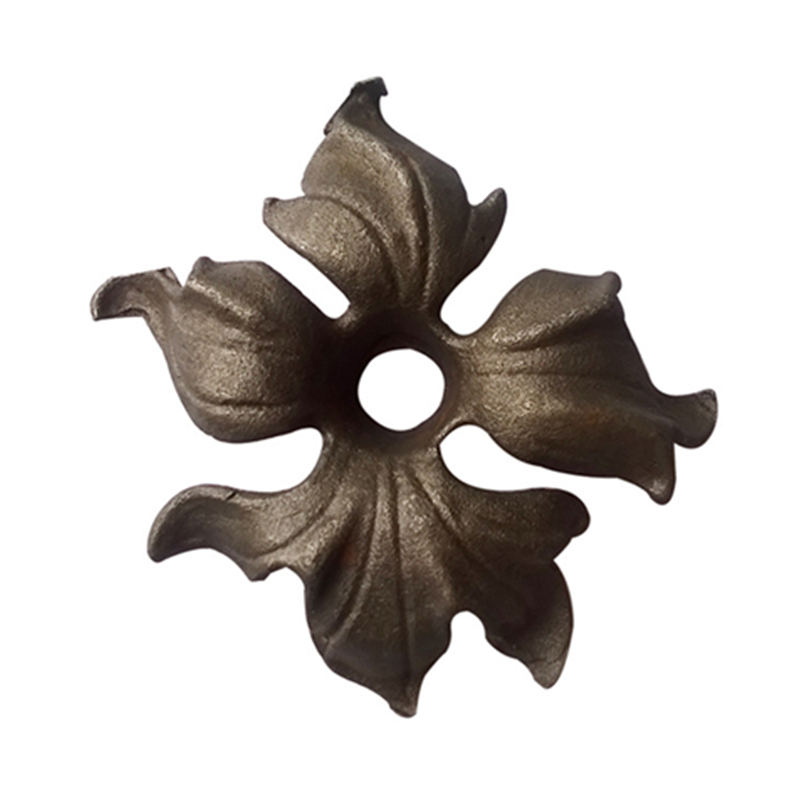 Decorative Wrought Iron Flowers and Leaves