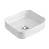 Bathroom Cabinet Countertop Square Ceramic Basin HY-8025