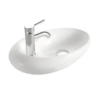 Shower Enclosure Porcelain Countertop Oval Basin HY-8047A
