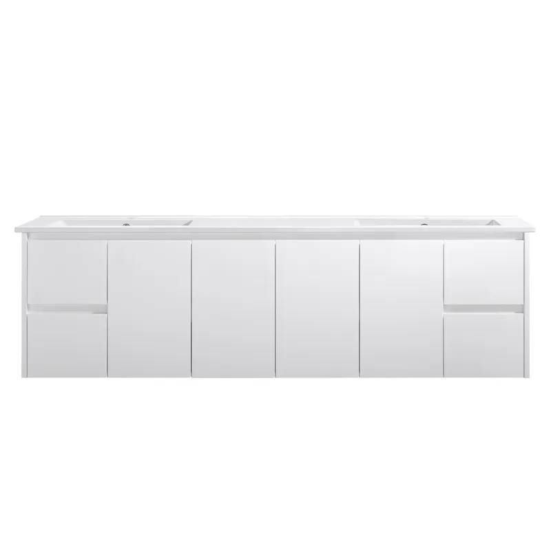Sanitary Ware MDF Wall-mounted Bathroom Cabinet  WH8027-600W