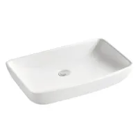 Bathroom Ceramic Square White Art basin HY-5007A