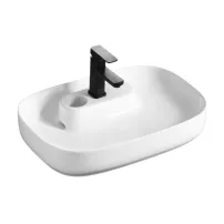Bathroom Ceramic Modern White Art basin HY-8125