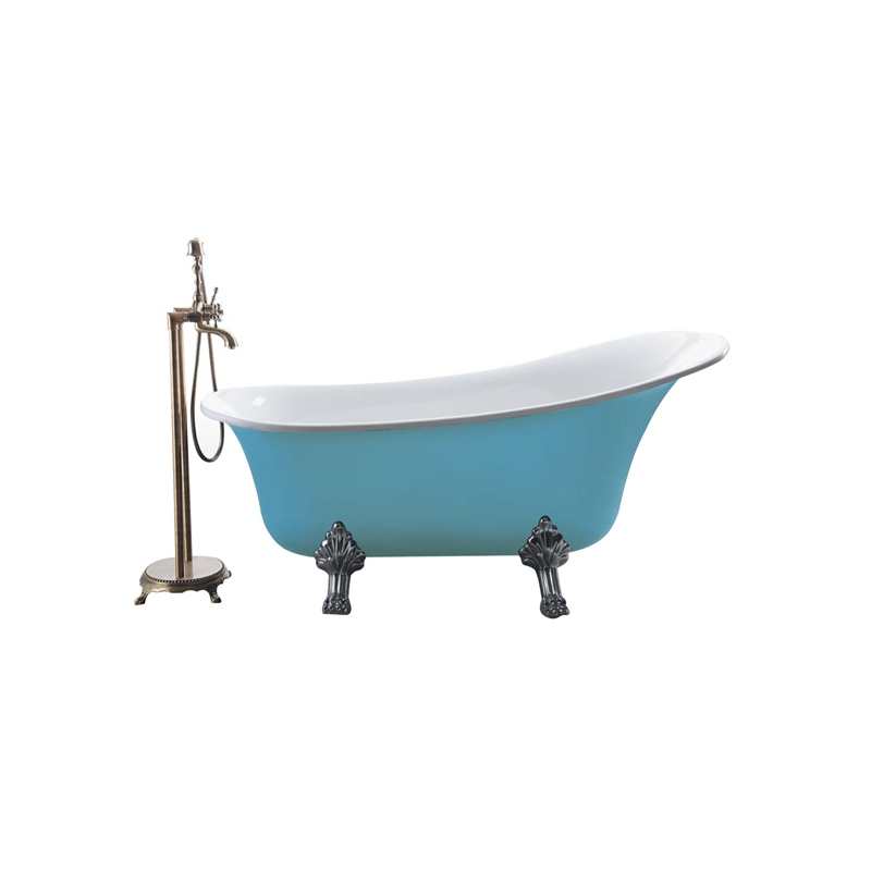 Bathroom Classical Blue&White Acrylic Bathtub BA8306