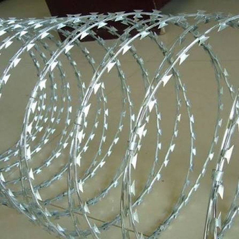 Galvanized Concertina Razor Wire