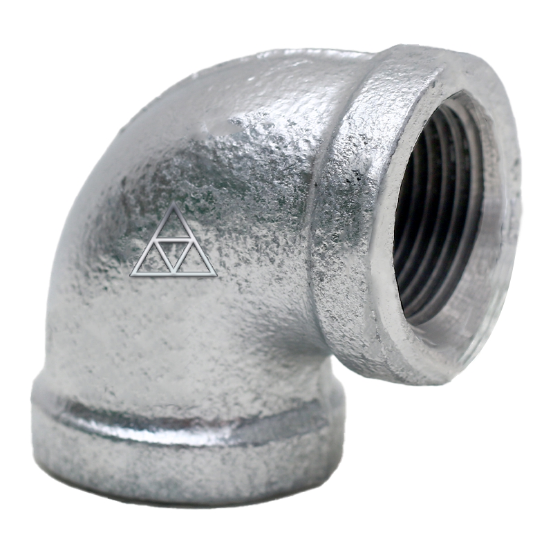 ELBOW 90° FEMALE/FEMALE BSP GALVANIZED