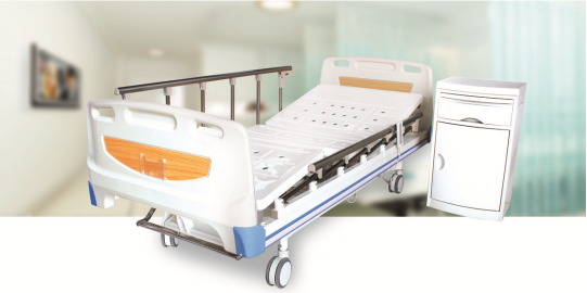 Medical Hospital Beds  Electric Five Function Control