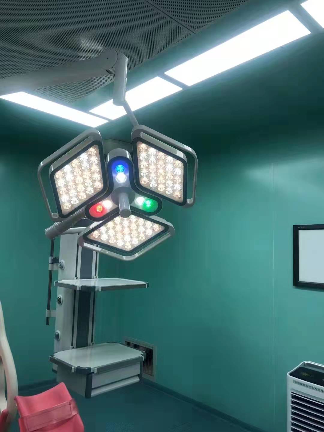 Hospital LED shadowless surgery lamp  with camera