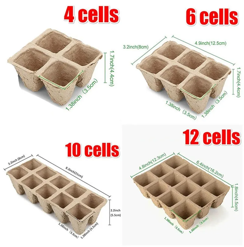 Paquet de 10 plateaux de semences plateau de culture démarrage pour semis  de 120 cellules - Yardlab™