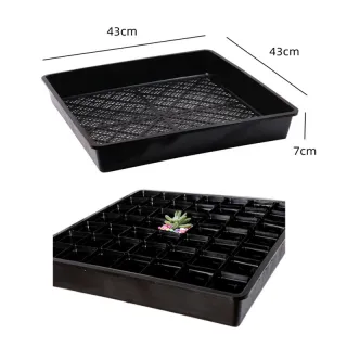 Plastic Plant Seedling Pots With Tray
