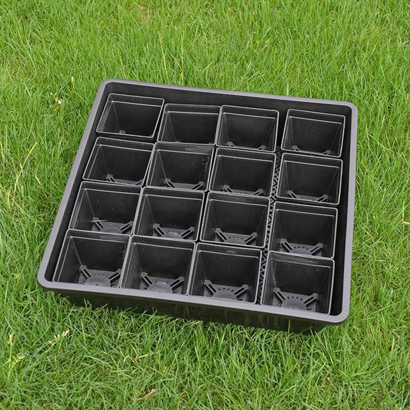 Plastic Plant Seedling Pots With Tray