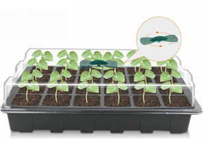 The Benefits of Using a 24 Cell Seed Tray with Humidity Dome for Your Gardening Needs