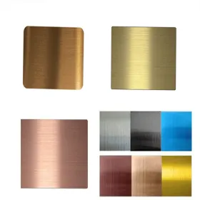 303 Stainless Steel Color Decorative Brushed Plate