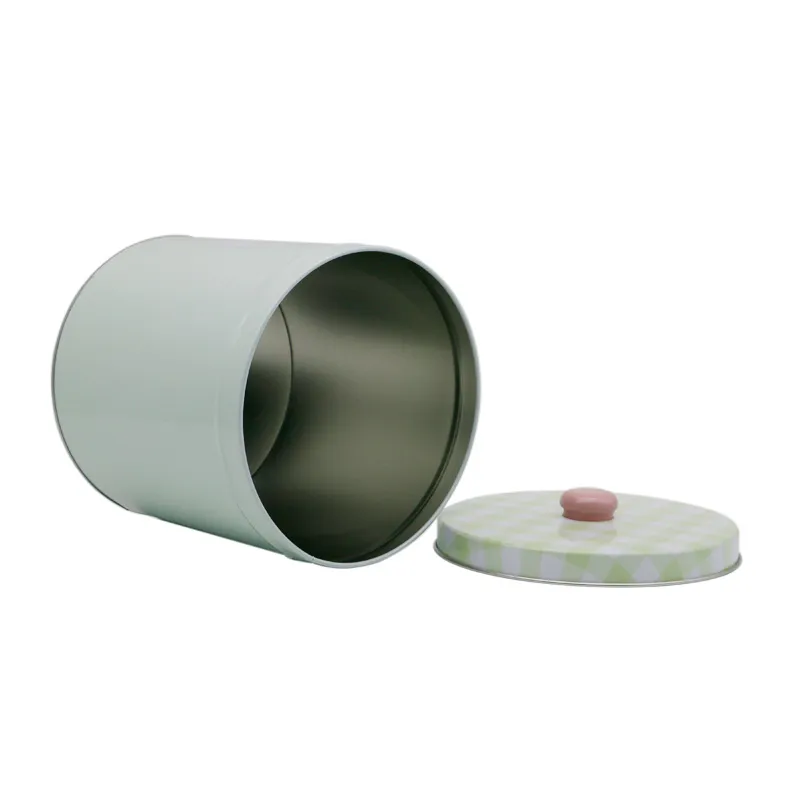 Knob Tea Tin